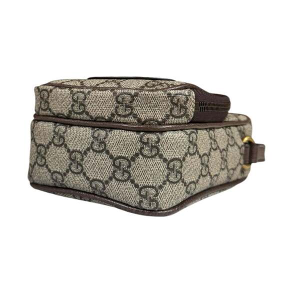 GUCCI Brown Canvas Shoulder Bag - Picture 5 of 8